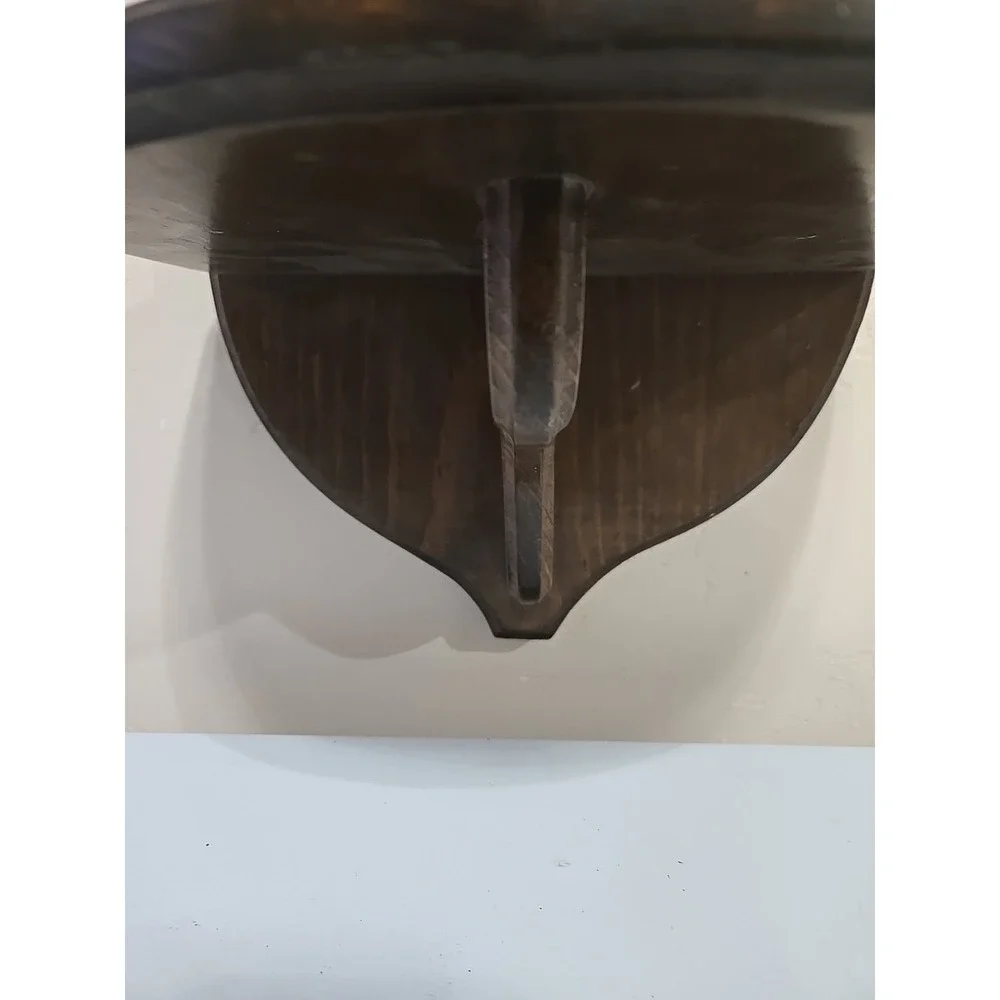 Vintage Wood Trinket Curio Wall Shelf Display Large Rustic Home Decor